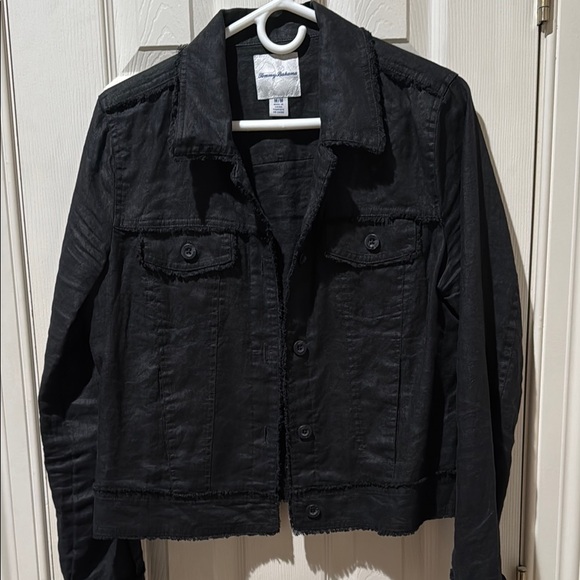 Tommy Bahama Black Utility Jacket - Picture 1 of 2